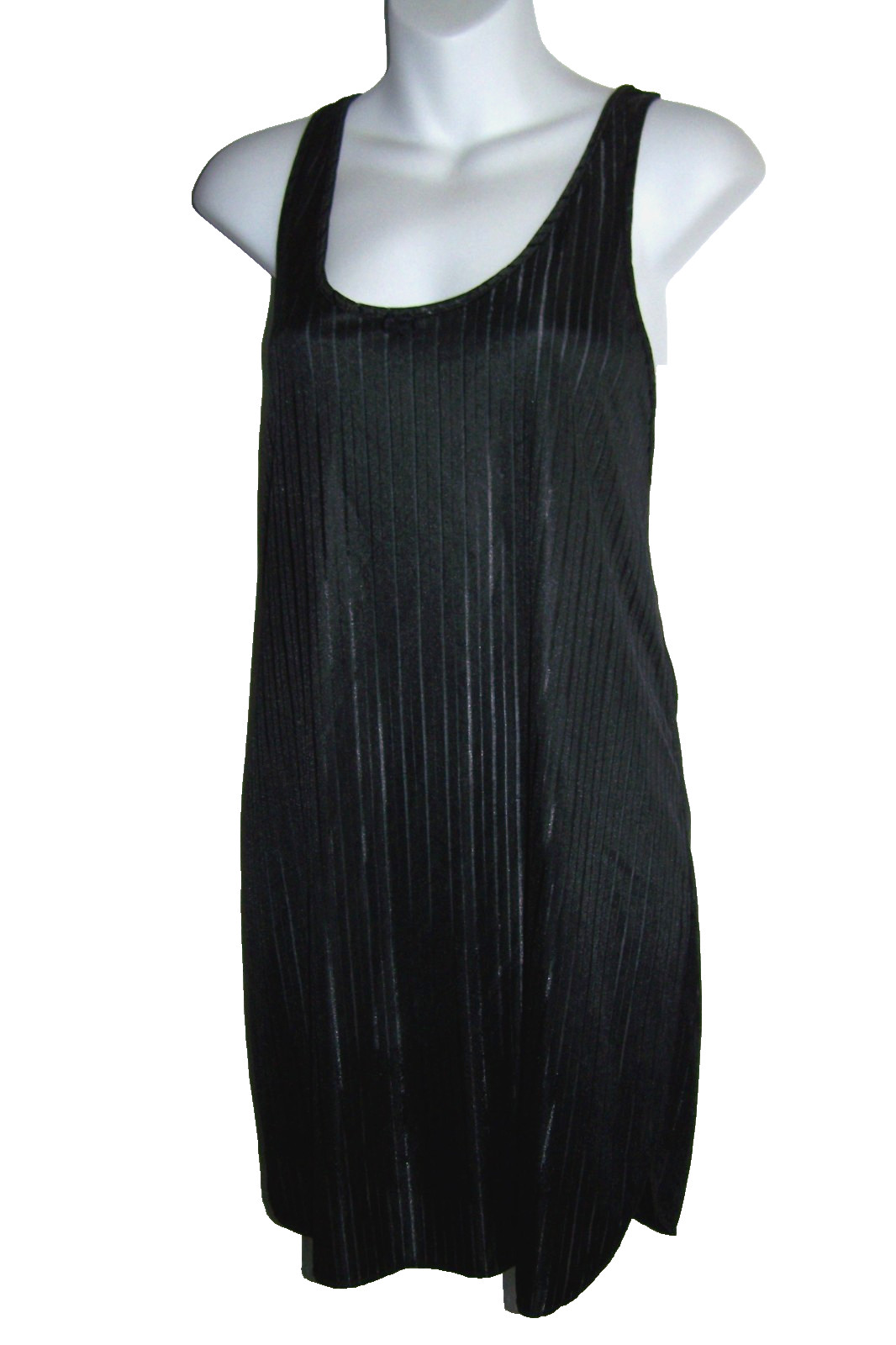 Vintage UndercoverWear Size L Women’s Black Pullover Sleeveless Nightgown