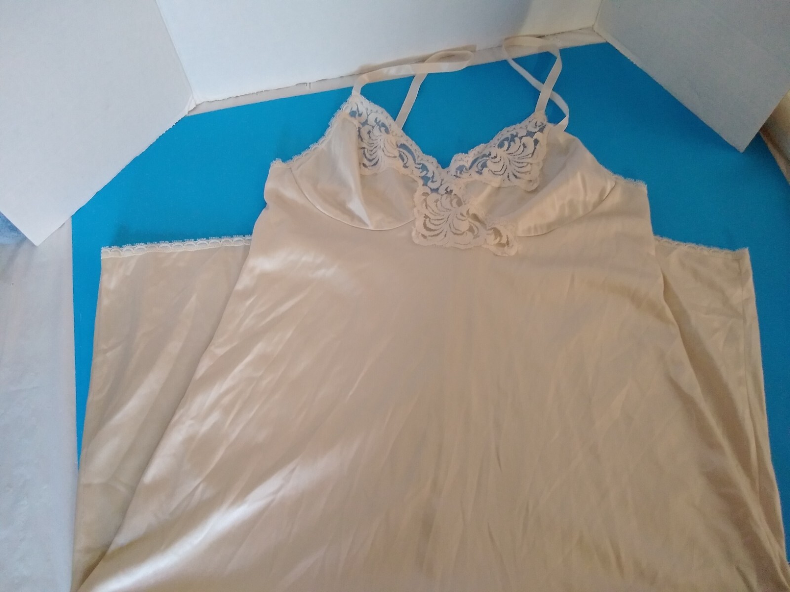 Full Slip CABERNET Vintage Size 36-25″ Beige w/Lace Made in USA