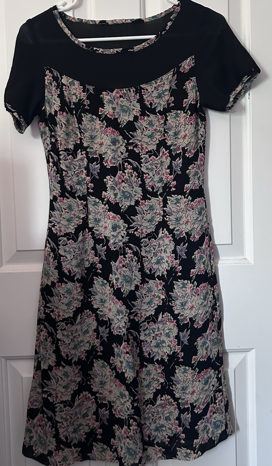 Vintage Carol Anderson California 1990s Floral Dress Size 8