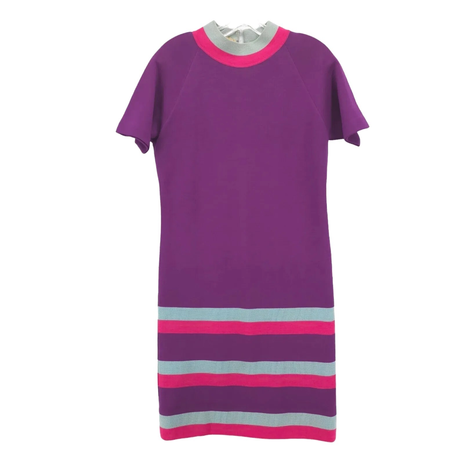 Angela Lanza Jonathan Phillips 100% Virgin Wool Dress Made in ITALY Size 12