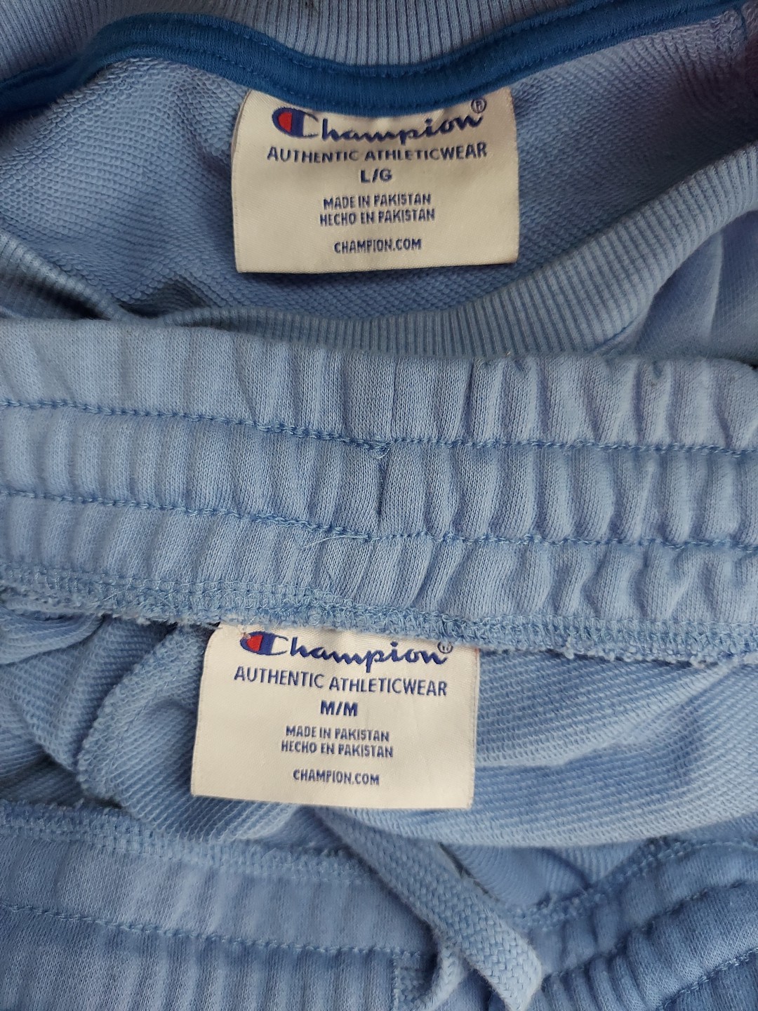 Vintage 90s Champion Sweatsuit Womens Med/Large Blue Cotton Blend French Terry