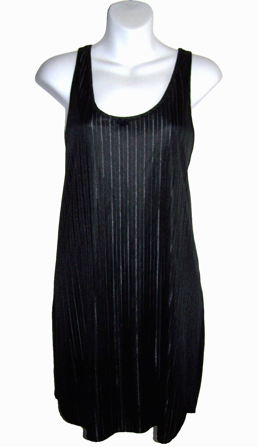 Vintage UndercoverWear Size L Women’s Black Pullover Sleeveless Nightgown