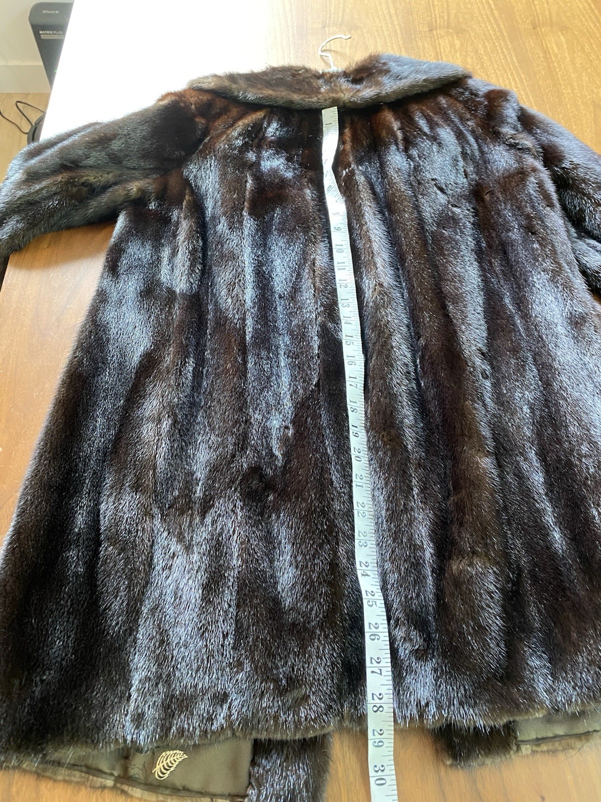 VTG TARLOWS SAN JOSE GENUINE BROWN MINK FUR Jacket