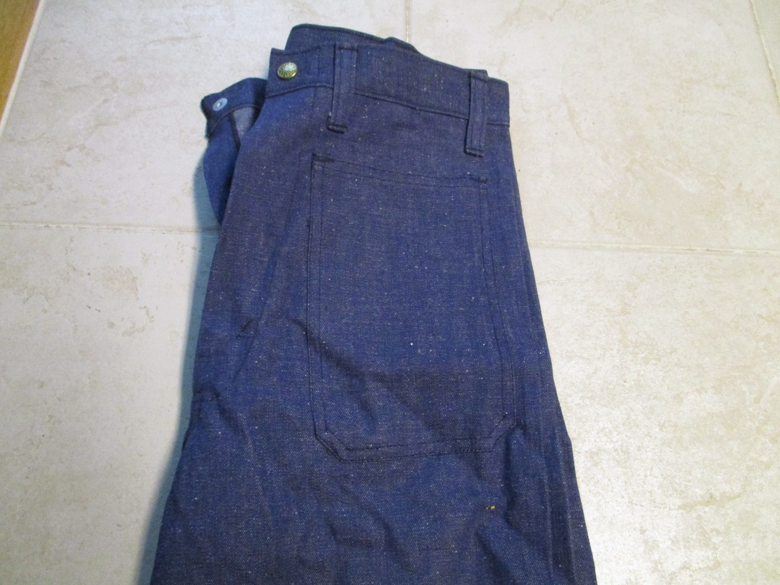 VTG NWT Deadstock Gaslight Womens Jeans 28 34 USA Bell Bottom Disco Blue Hippy