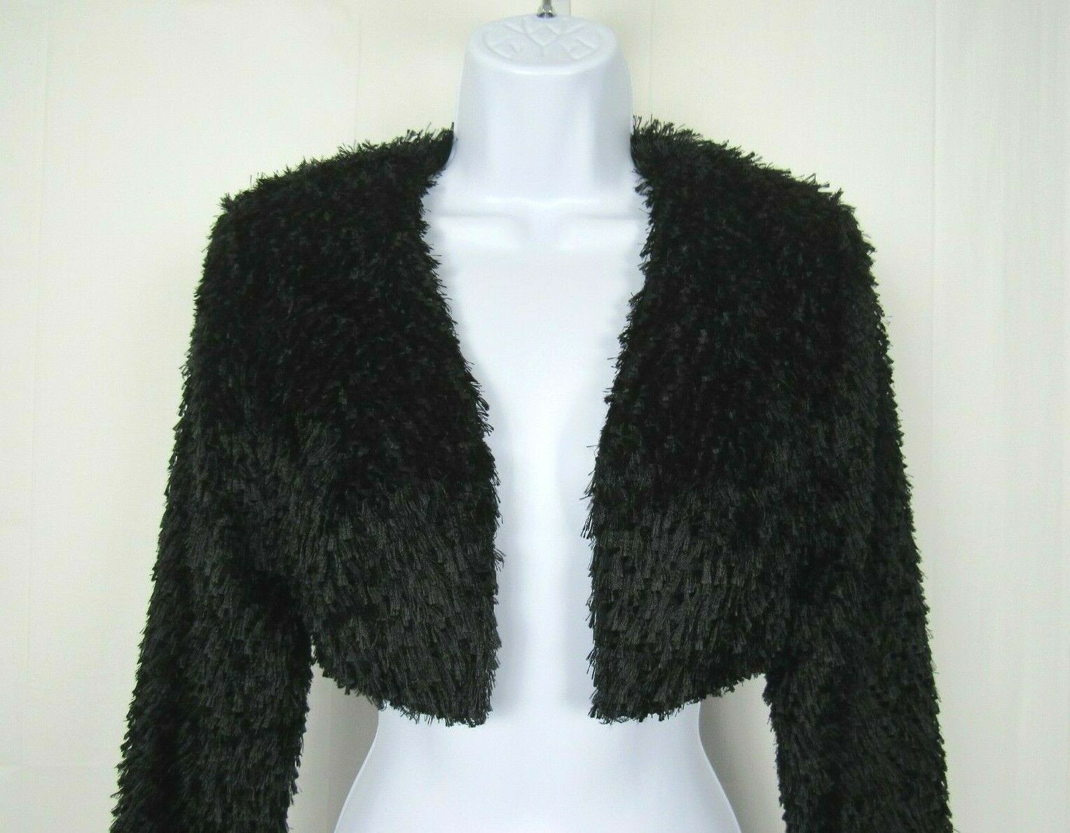 VTG 1980s ISABEL ARDEE PETITES BY MOTI BASHAN BLACK BOLO JACKET SIZE SMALL