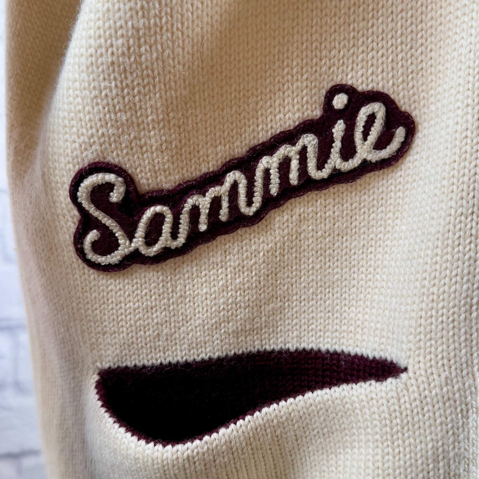 Vtg 1963 Gamma Sigma Sigma Logan Letterman Cardigan Sweater Women’s Large Logan