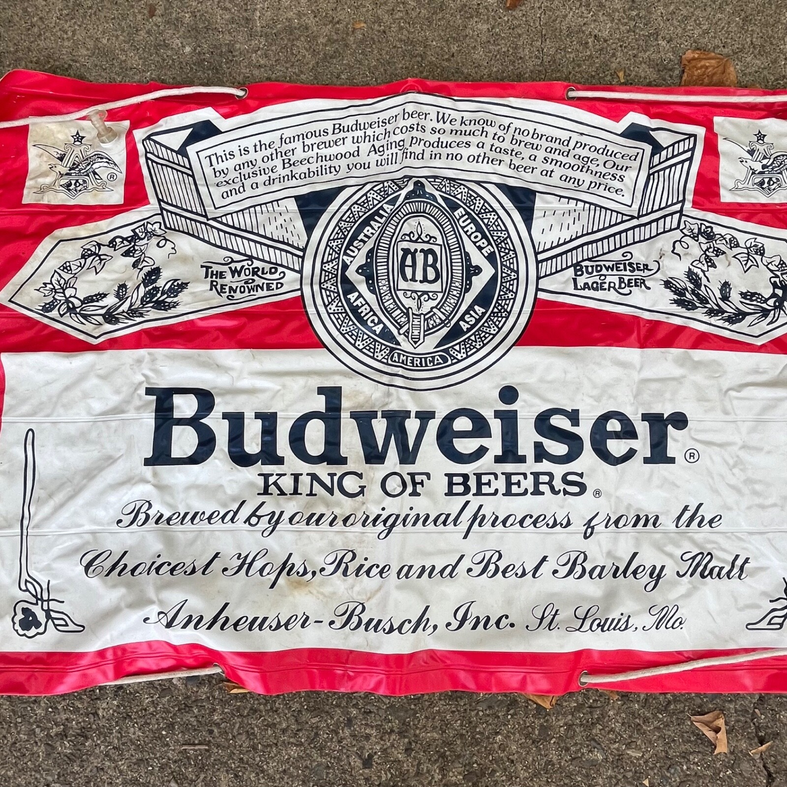 Vintage 1980s Budweiser Pool River Raft Bikini Tshirt Bathing Suit