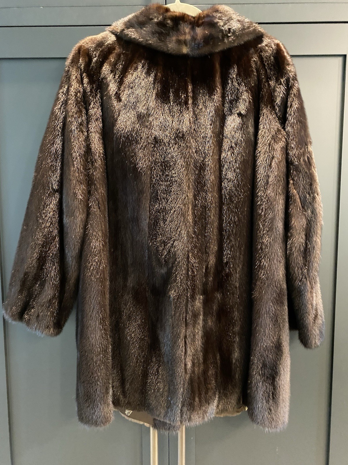 VTG TARLOWS SAN JOSE GENUINE BROWN MINK FUR Jacket