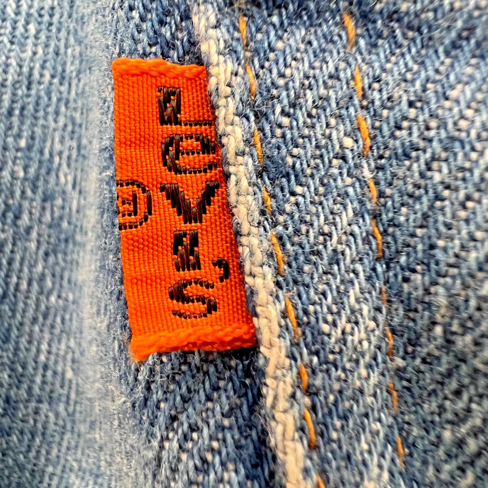 Vintage 70s Levi’s 689 Orange Tab Flare Bell Bottom Talon 42 W26 L31 (Fits L27)