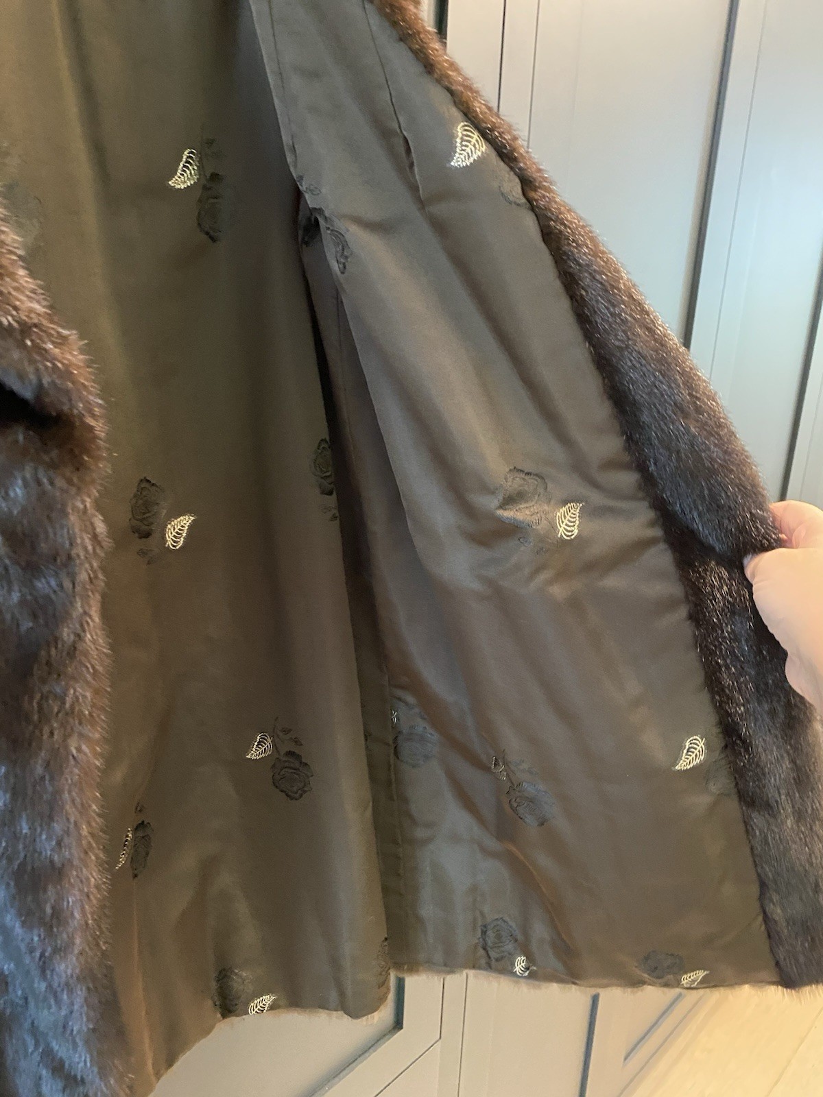 VTG TARLOWS SAN JOSE GENUINE BROWN MINK FUR Jacket