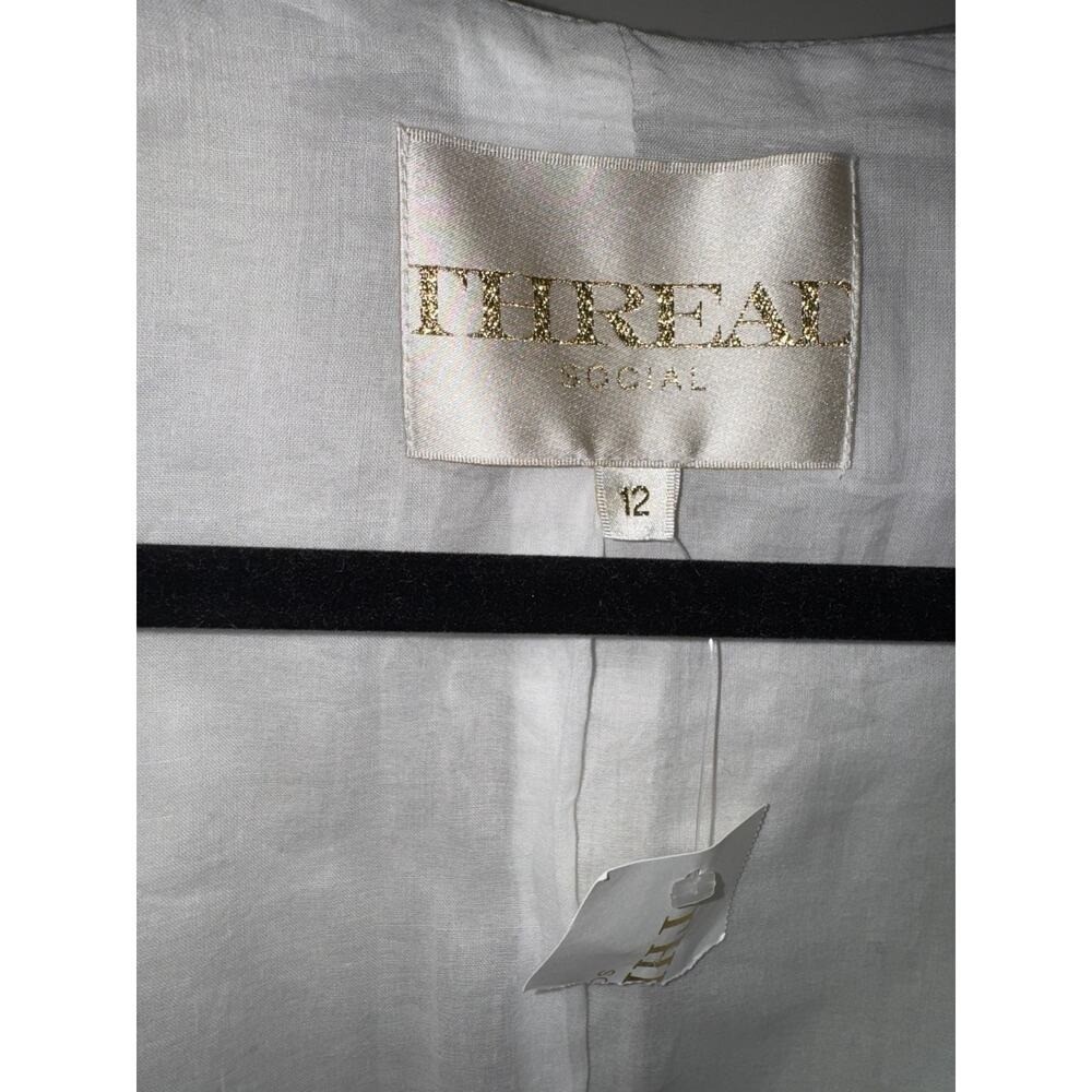 Vintage 100% Cotton Thread Social Dress
