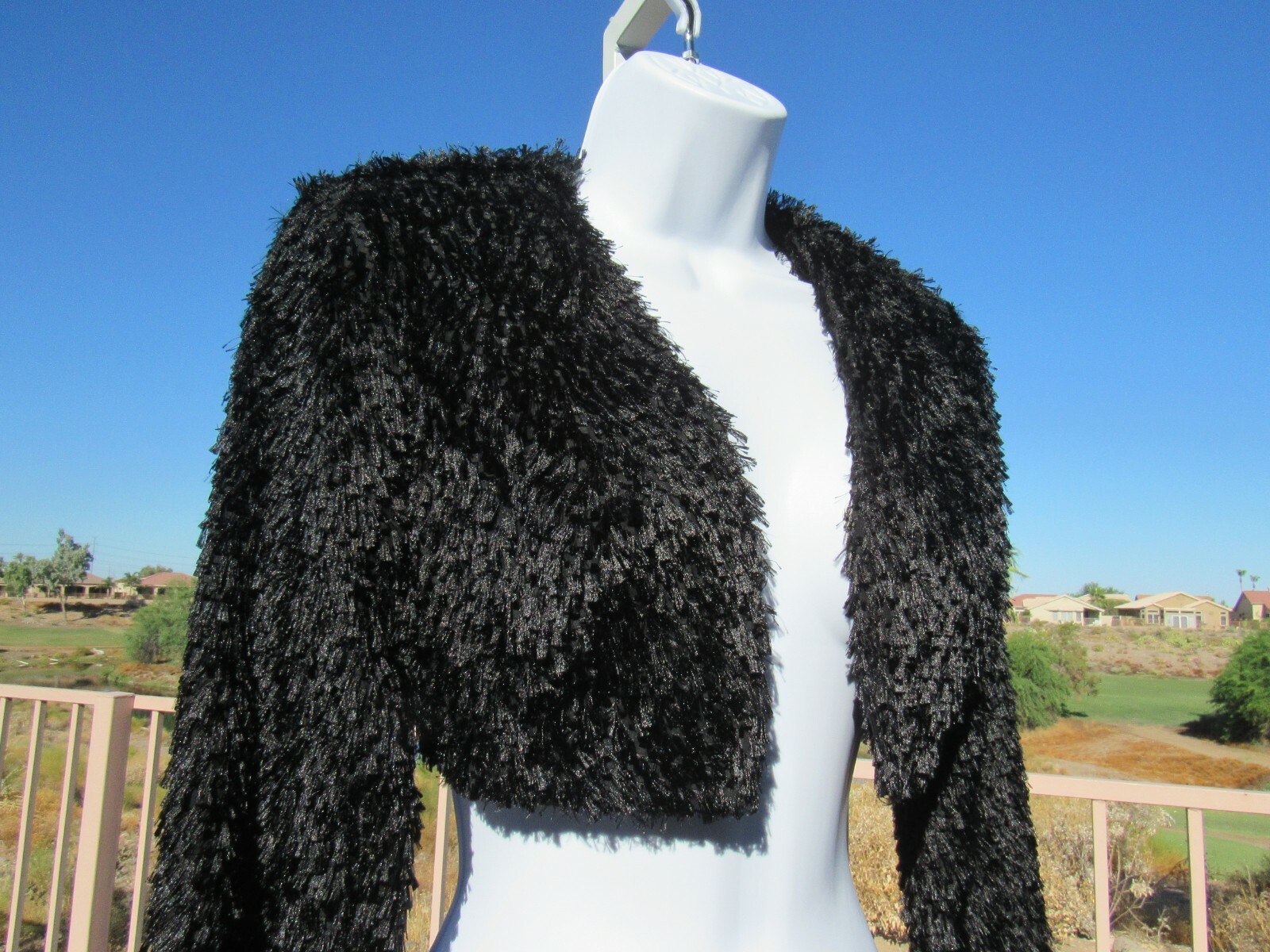 VTG 1980s ISABEL ARDEE PETITES BY MOTI BASHAN BLACK BOLO JACKET SIZE SMALL
