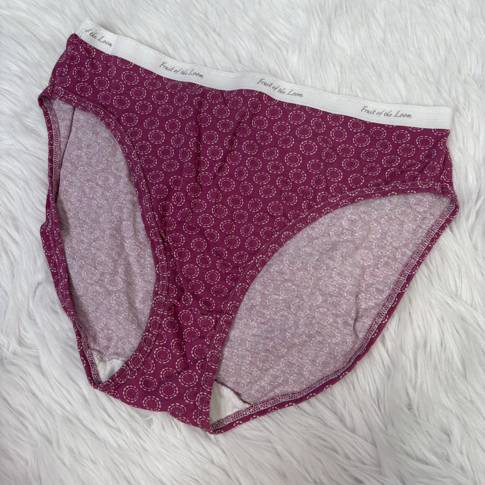 Fruit Of The Loom Bikini Hi Cut Panties Underpant Women’s Size 9 XXL Cotton Vtg?