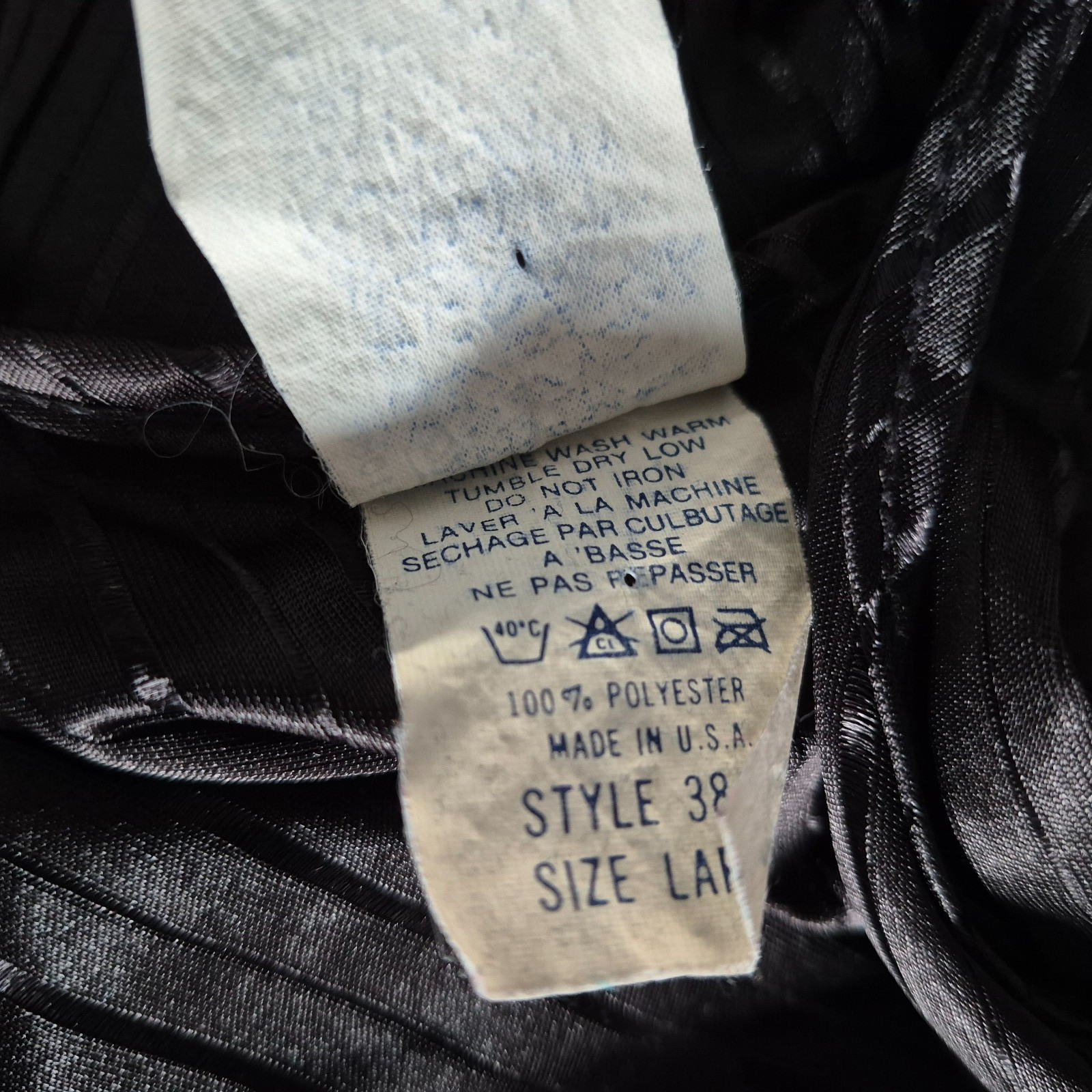 Vintage UndercoverWear Size L Women’s Black Pullover Sleeveless Nightgown