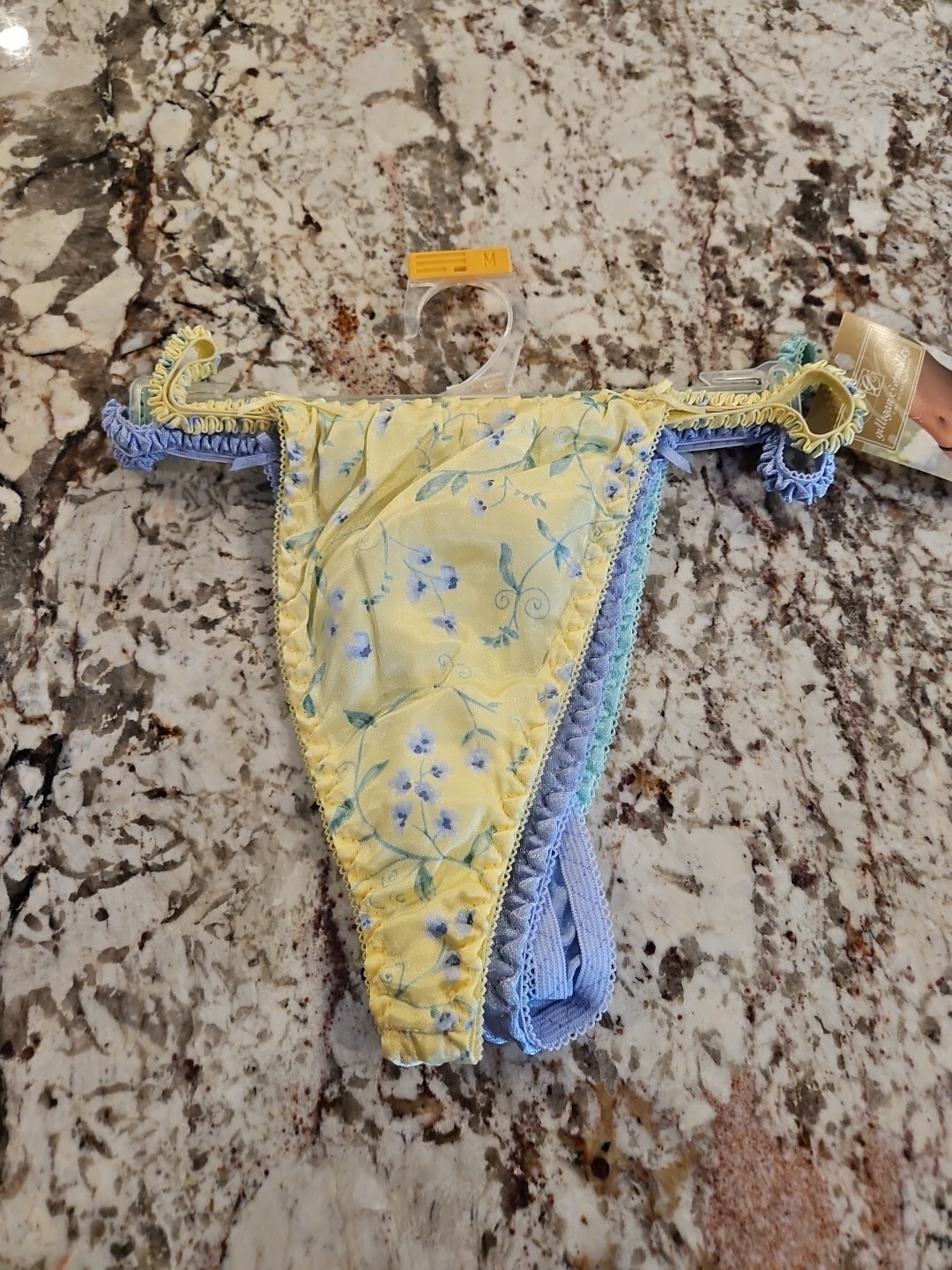 True Vintage Gilligan & O’malley Satin Thong 3 Pack