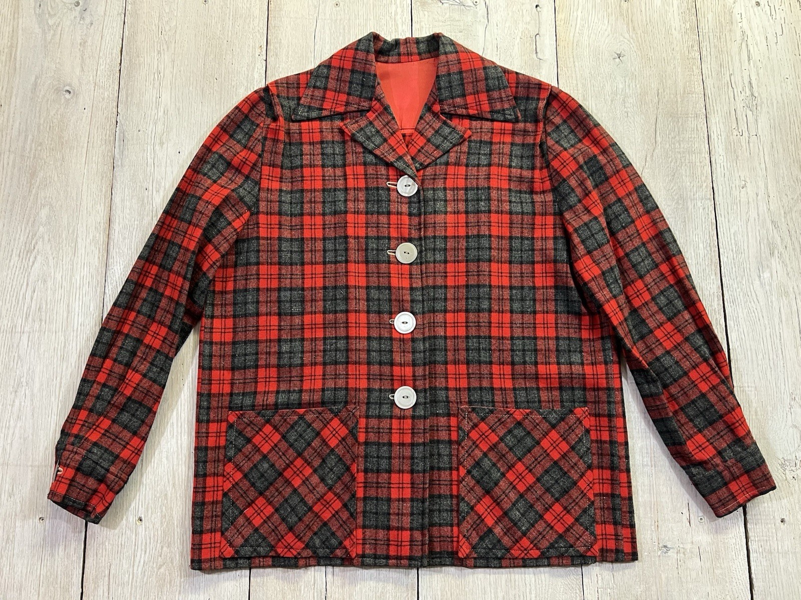 Vintage 40s Flannel 49er Style Wool Jacket Women’s M/L