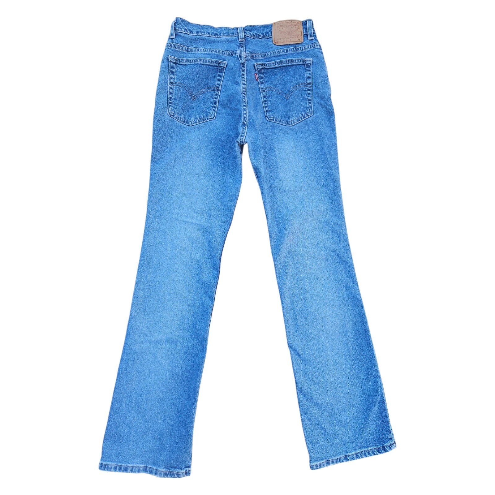 Vintage Levi’s 517 Boot Cut Blue Jeans Women’s 13M USA Y2K High Rise 29×31 Denim
