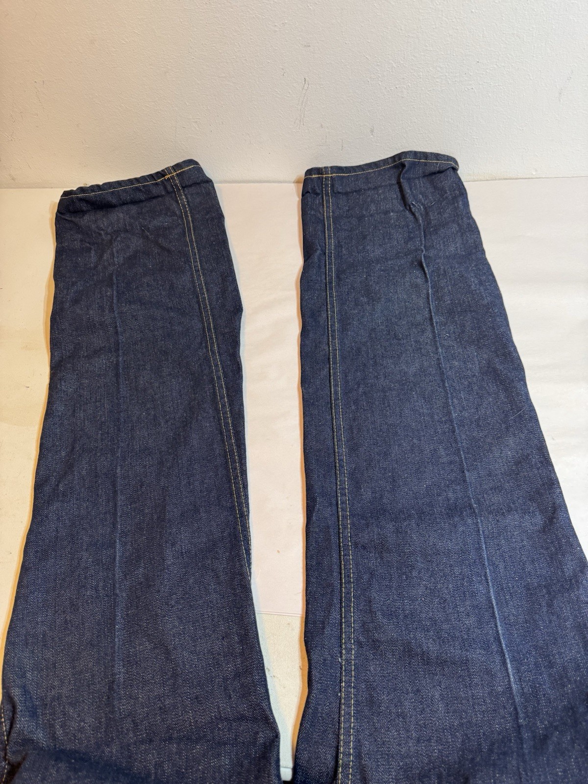 vintage willie nelson willlie western wear denim blue jeans womens 26×33