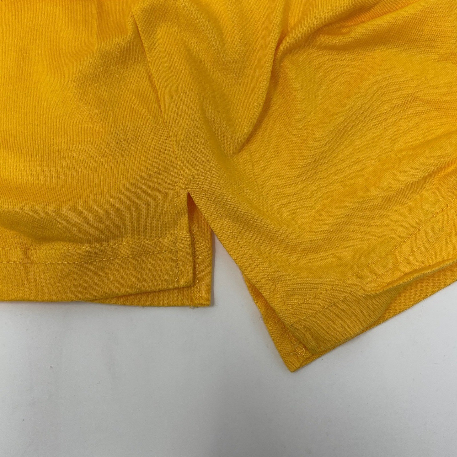 Extra Point Women’s 3XL NWT Yellow T-shirt Polo Vintage 90s Shoulder Pads Cotton