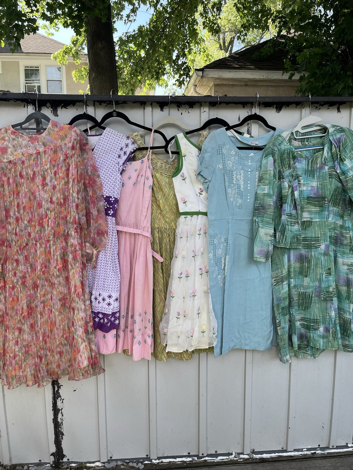 1950-1970 Lot of Vintage Dresses -Various Sizes -7