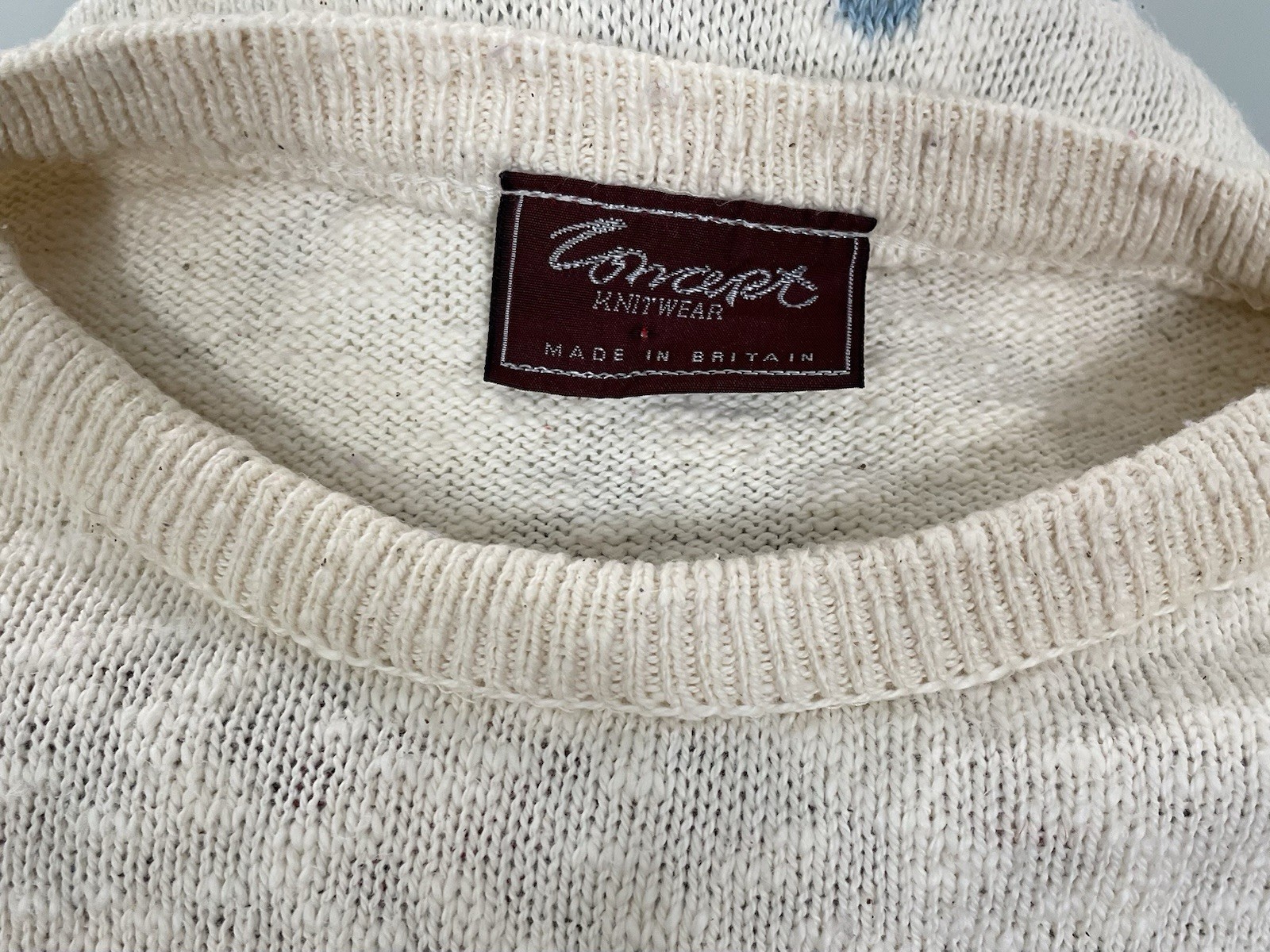 Vintage 80s Novelty Sailboat/Coastal Pullover Sweater – Large