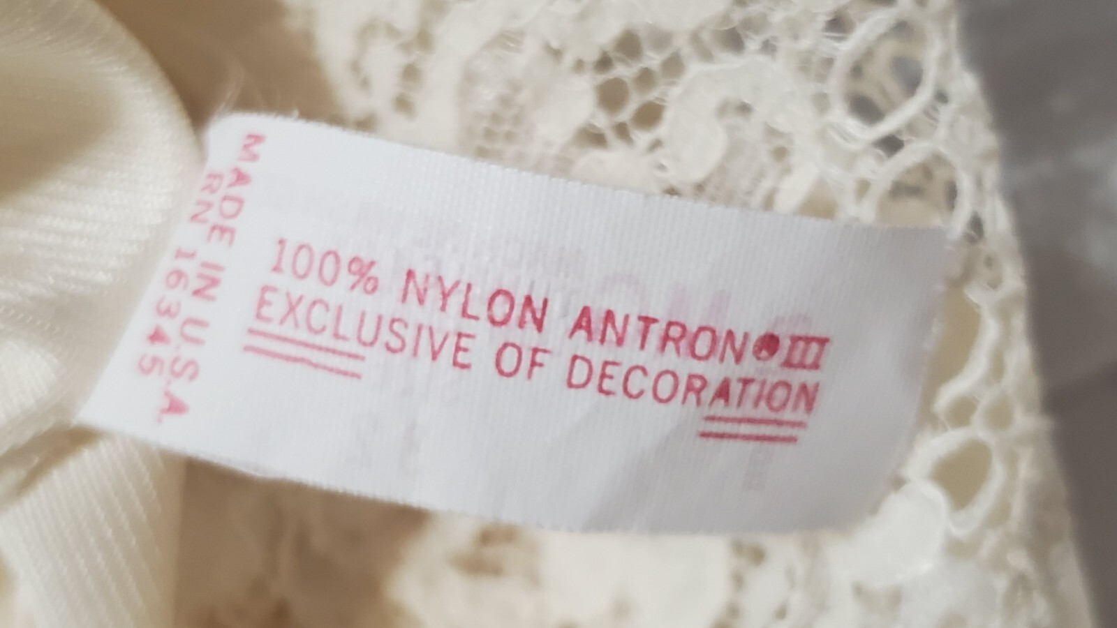 Vtg Full Slip By Cotillion Nylon Antron Women’s Size 32 Lace Trim Adjustable