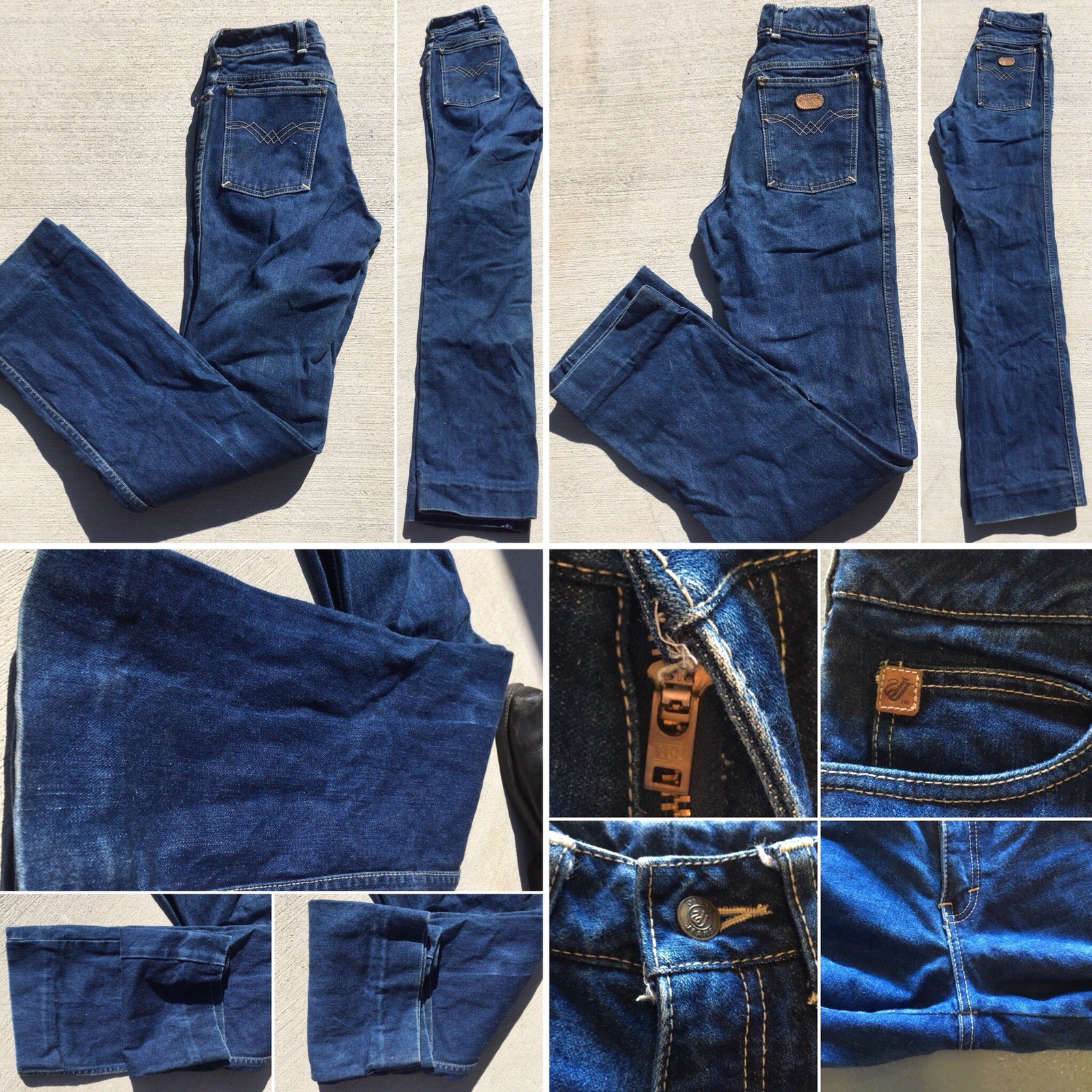 Vintage Jesse Jeans High Waist Size 5 6 25.5 in Waist 70s 80s 1970s 1980s