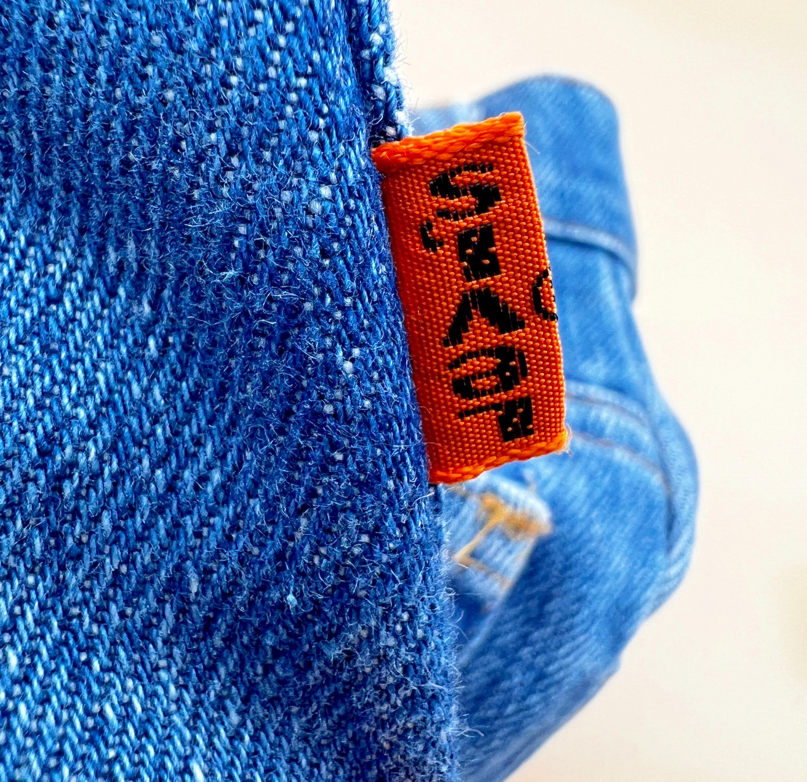 Vintage 70s Levi’s 689 Orange Tab Flare Bell Bottom Talon 42 W26 L31 (Fits L27)