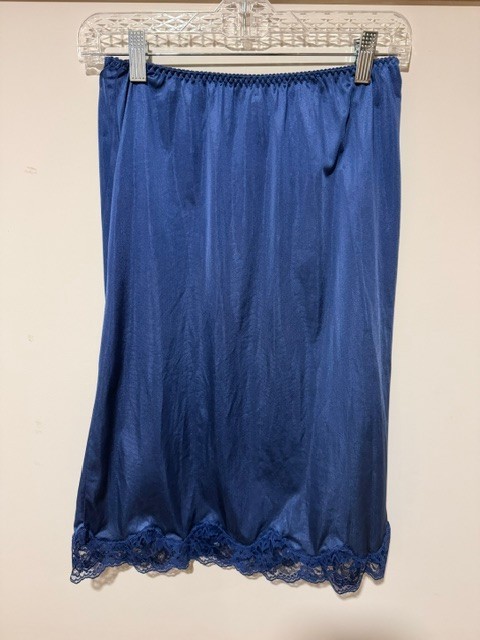 Womens half slip by Bestform blue, large, 26 inches long