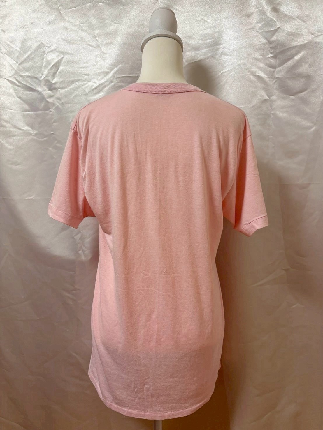 Vintage 80s 90s Montreal Cat Kitten T shirt Pink City Pop Made in Canada Kawaii