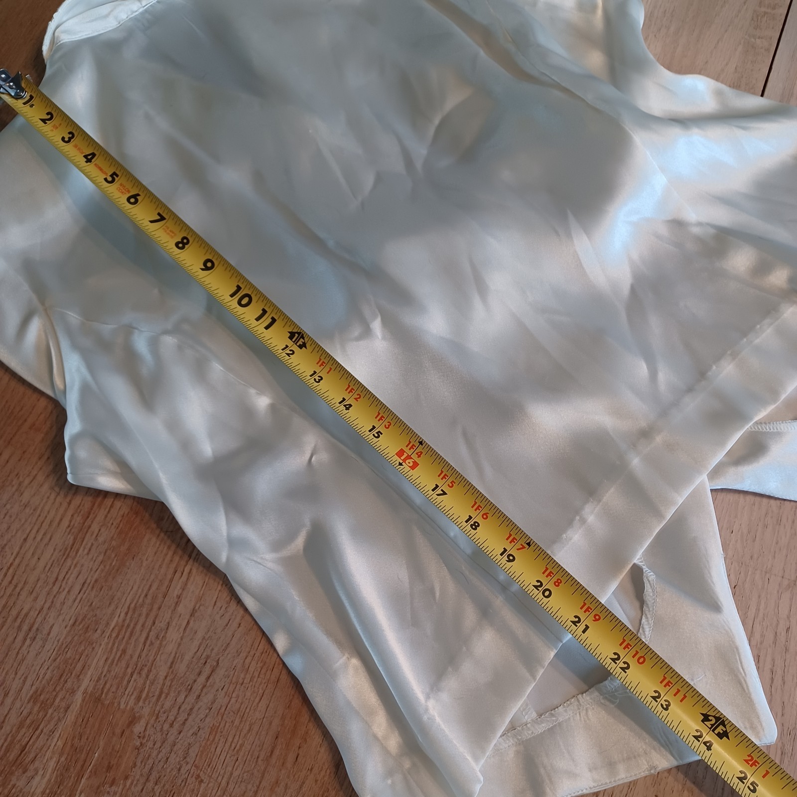 VINTAGE 80’S/90’S LESLIE FAY SPORTWEAR SATIN BLOUSE SIZE 14 NWT