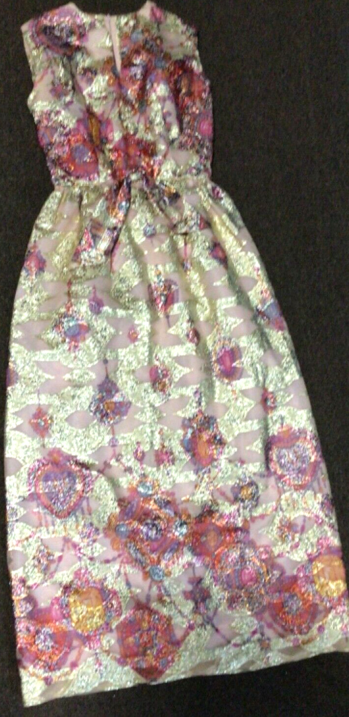 Vtg Alice of California multiple sparkle sz 12 evening party dress