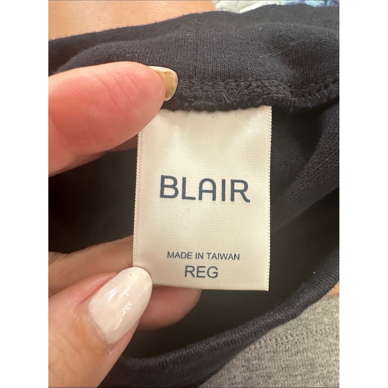 Vintage Blair Black Mock Turtleneck Cotton/Polyester Dickie