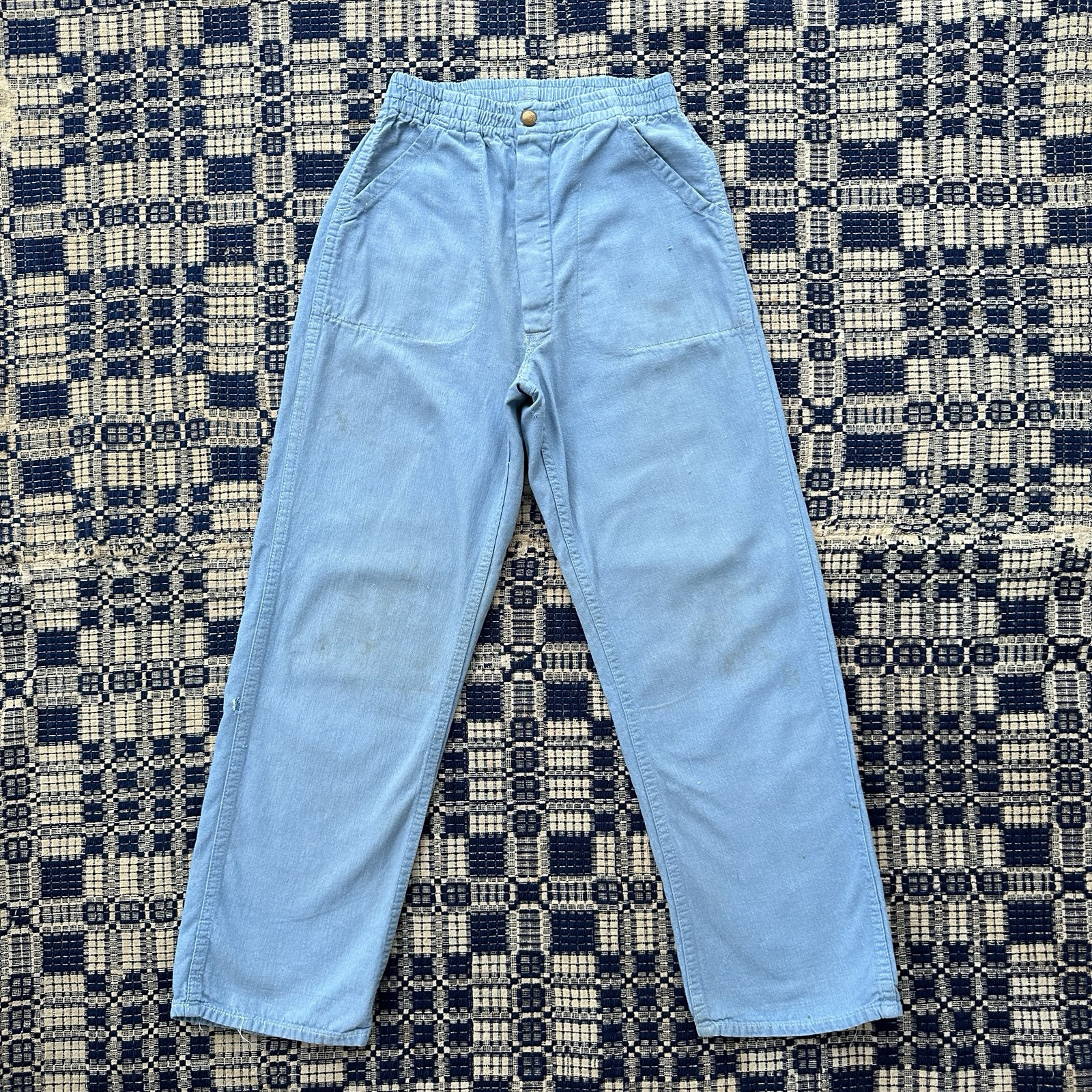 Vintage 1950s 60s Universal Steer Buster Women’s Light Blue Jeans 24 25 26 27