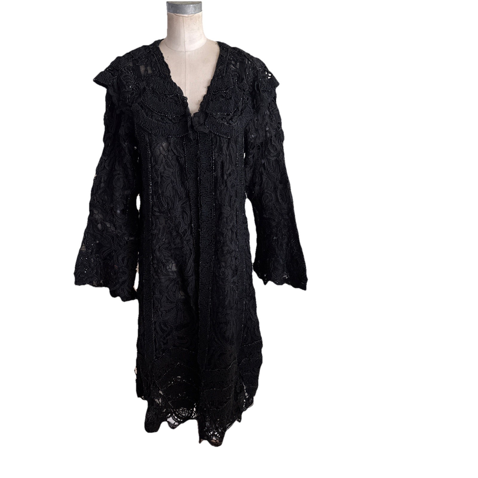 Vintage Antique Edwardian Beaded Coat
