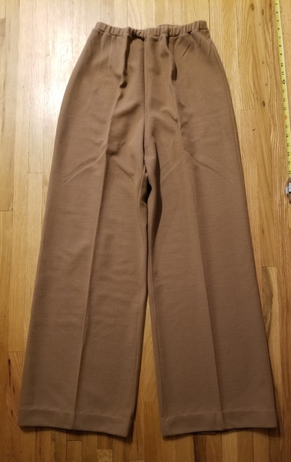 NOS Vintage 1970s SEPARATE TIMES Womens Polyester Belted Top & Pant Set L /16