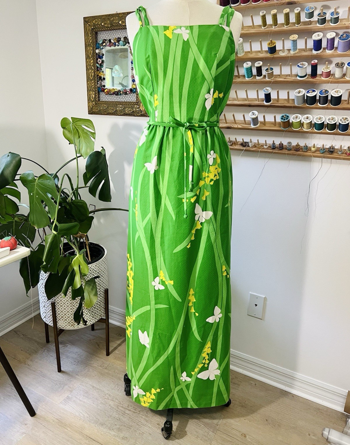 Original Malia Honolulu (1970s), 100% cotton Vintage Hawaiian Dress