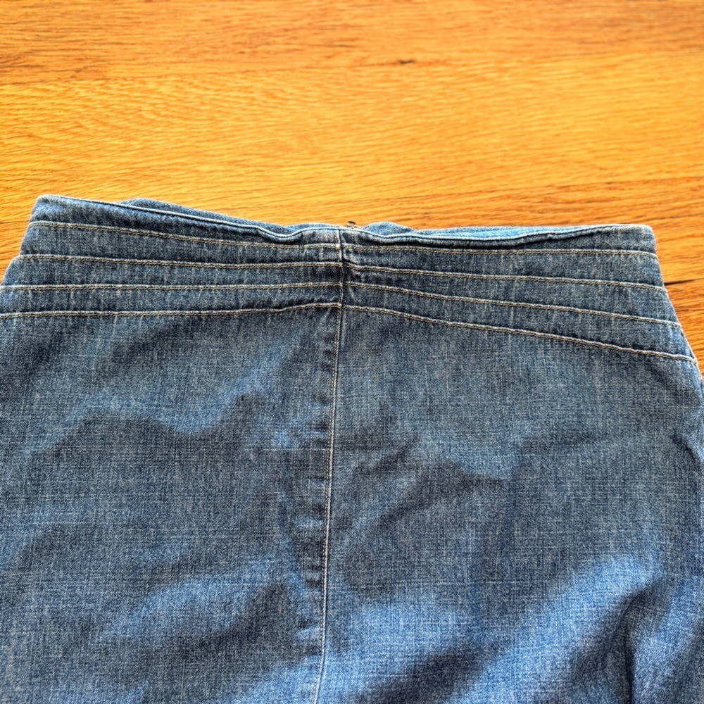 Emma James Vintage 100% Cotton Denim Maxi Skirt Size 10