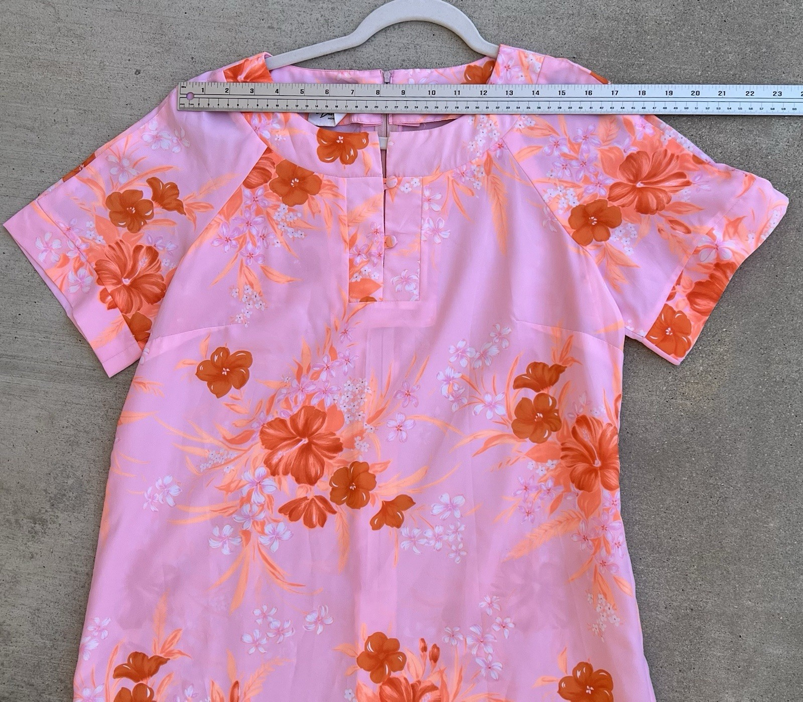 Vintage Carol & Mary Hawaii Darina Honolulu Hawaiian Maxi Dress Tiki Aloha