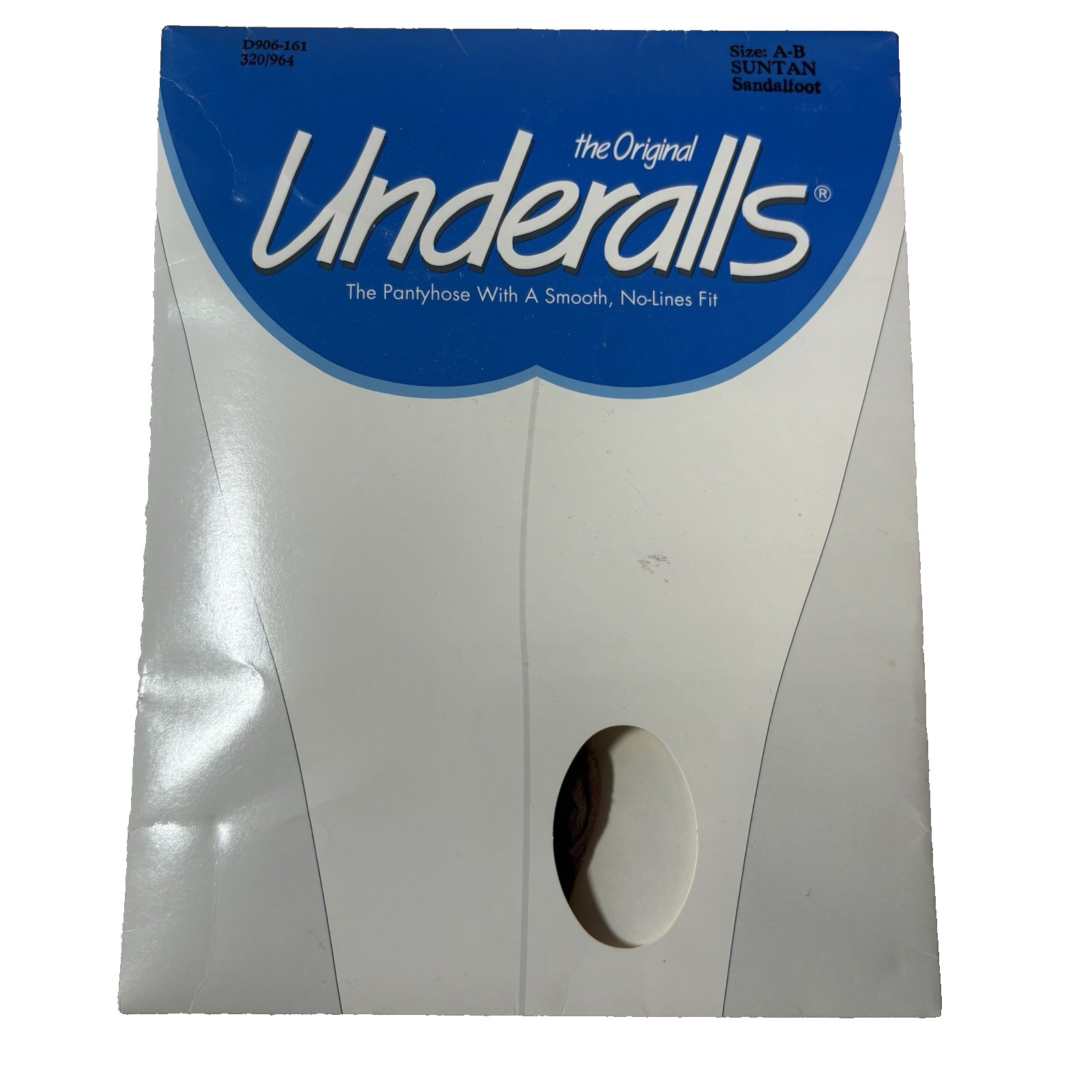 Vintage Underalls Pantyhose Suntan A-B Sandalfoot NOS 90s Nylon USA No Lines Fit