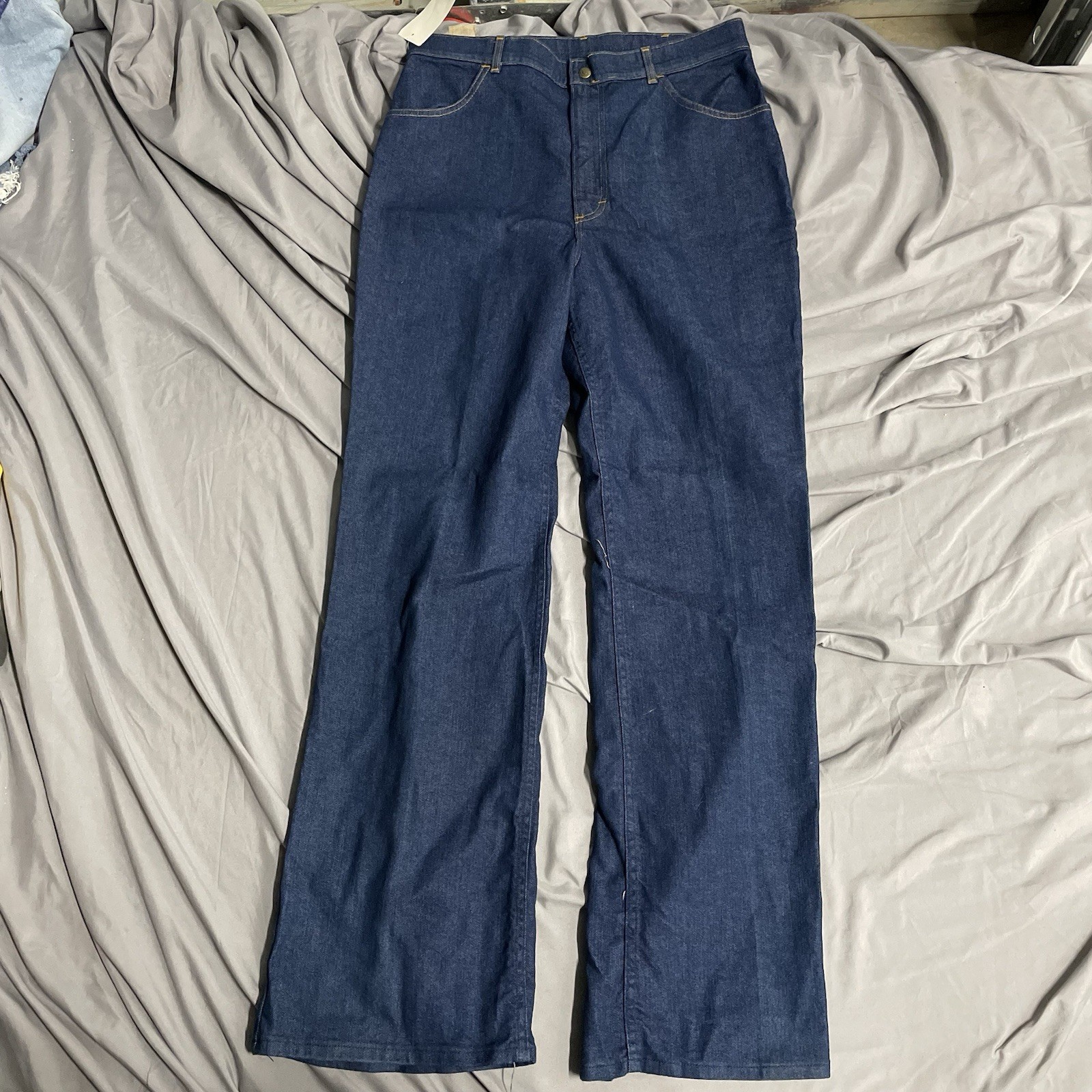 Vintage NOS 70s Ms. Lee Rider Jeans Womens Relaxed Straight Leg 33×32 USA Made
