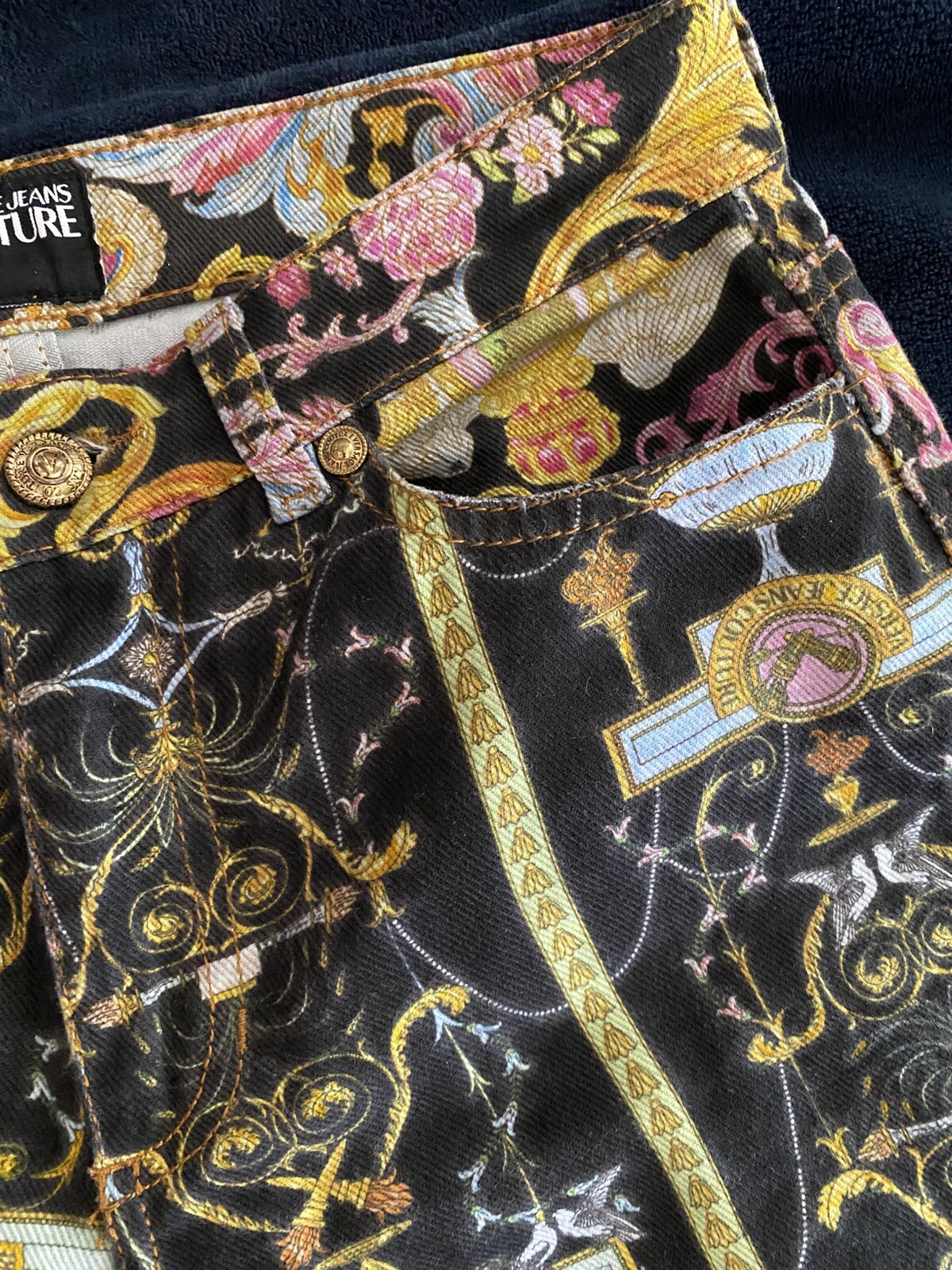 Vintage 90’s VERSACE JEANS COUTURE TROUSER PANTS SIZE IT 40/36