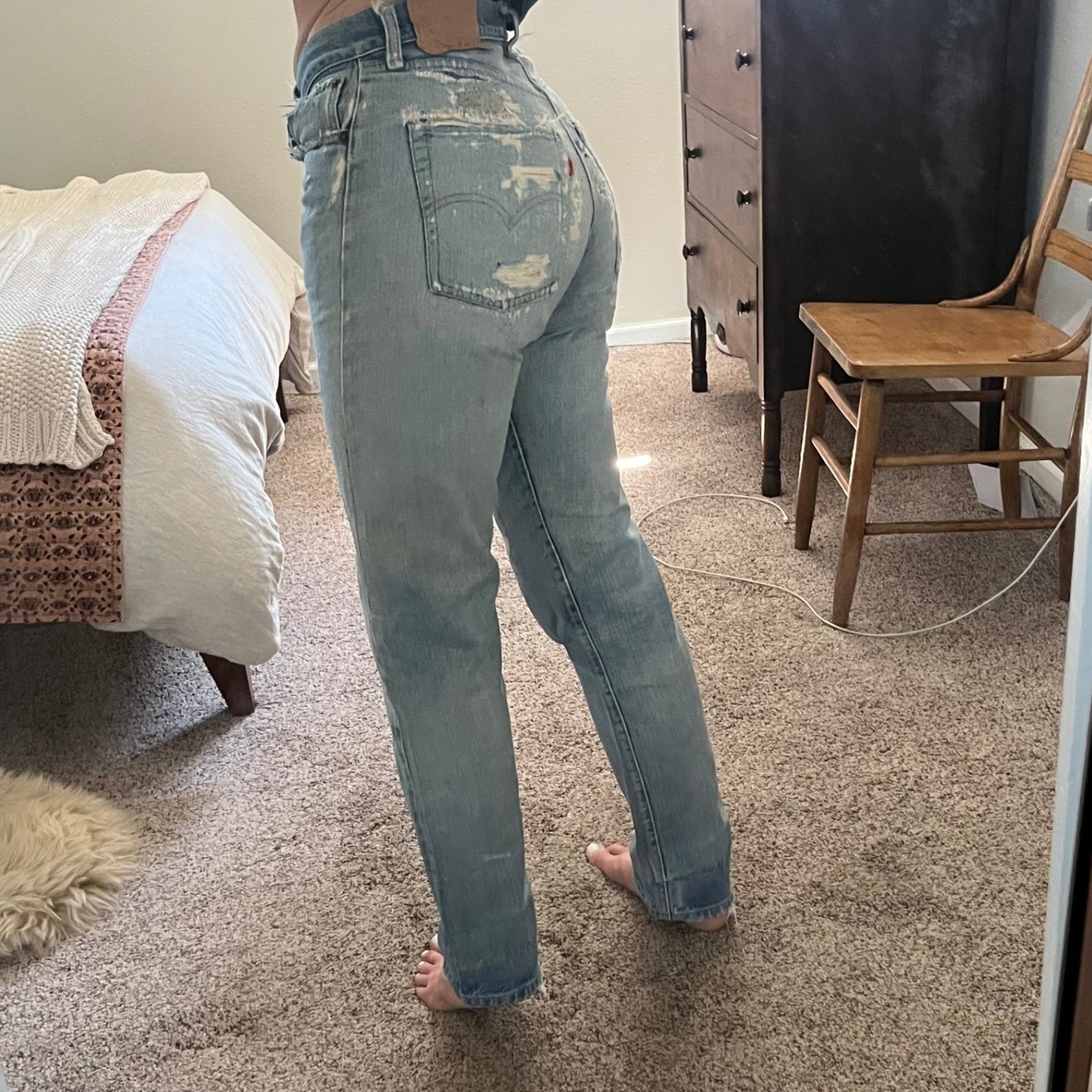 Vintage distressed Levi’s 501 Jeans 28×31
