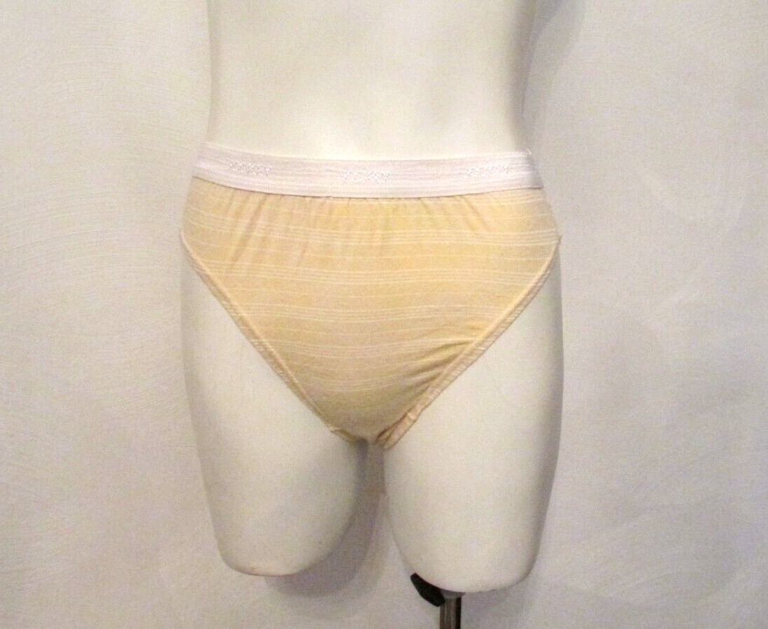 Jockey Cotton/Spandex Signature Waistband Pillow Tab High Cut Panties 5 USA made