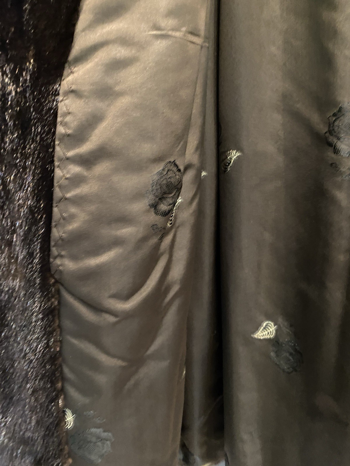 VTG TARLOWS SAN JOSE GENUINE BROWN MINK FUR Jacket