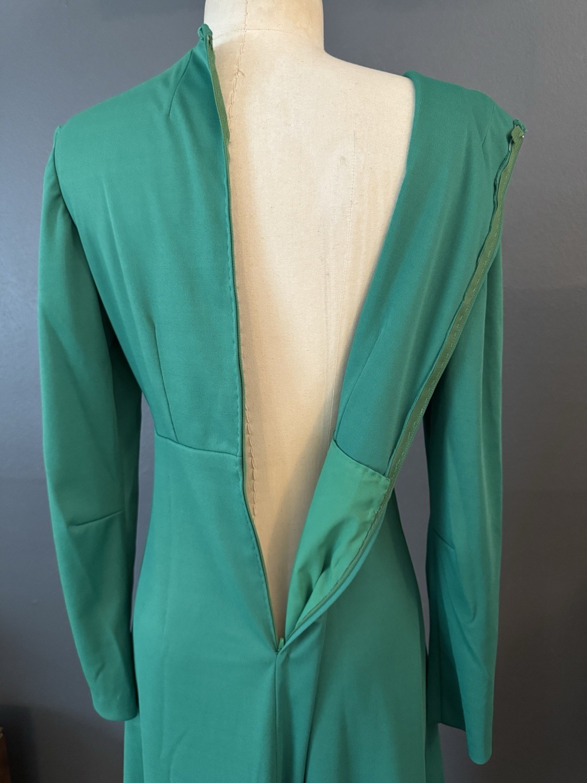 True Vintage 1970s Renaissance Style Maxi Dress