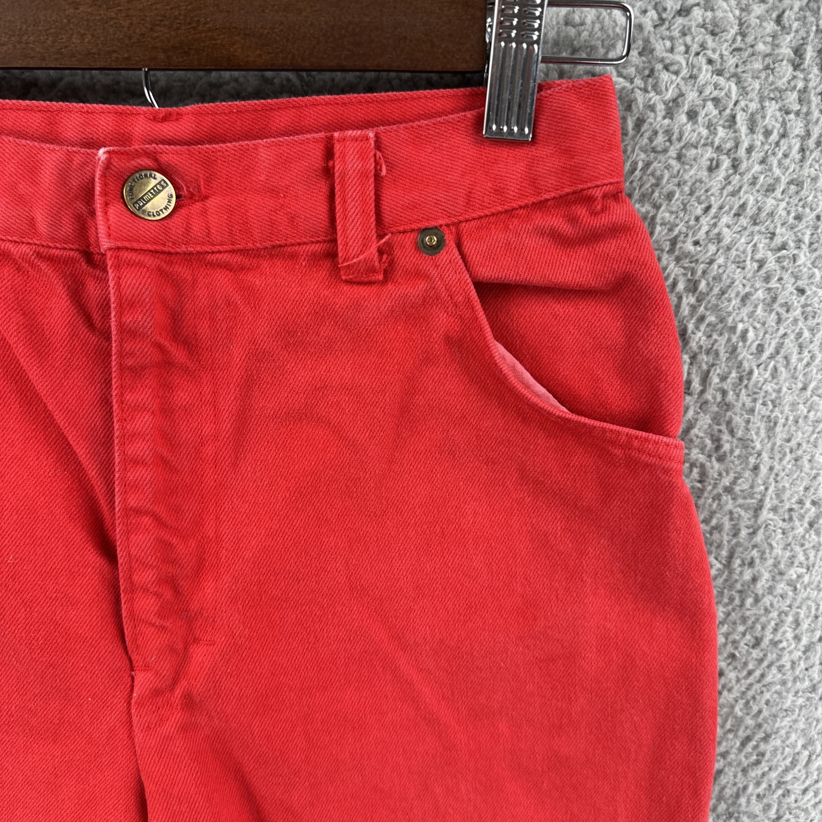 Vtg Palmettos Washed Jeans Women’s 24×25 Straight Leg High Waist Made In USA 80s