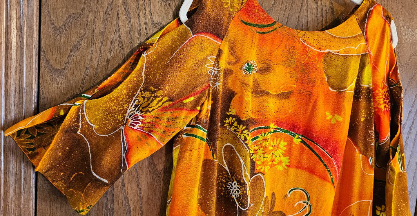 Vintage 60s 70’s Handmade Women’s Shift Hawaiian Bright Retro