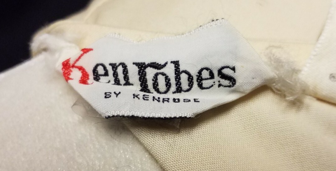 Vtg 60s Ken Robe by Kenrose House Dress Embroidered Elephant Sz12 Union Made