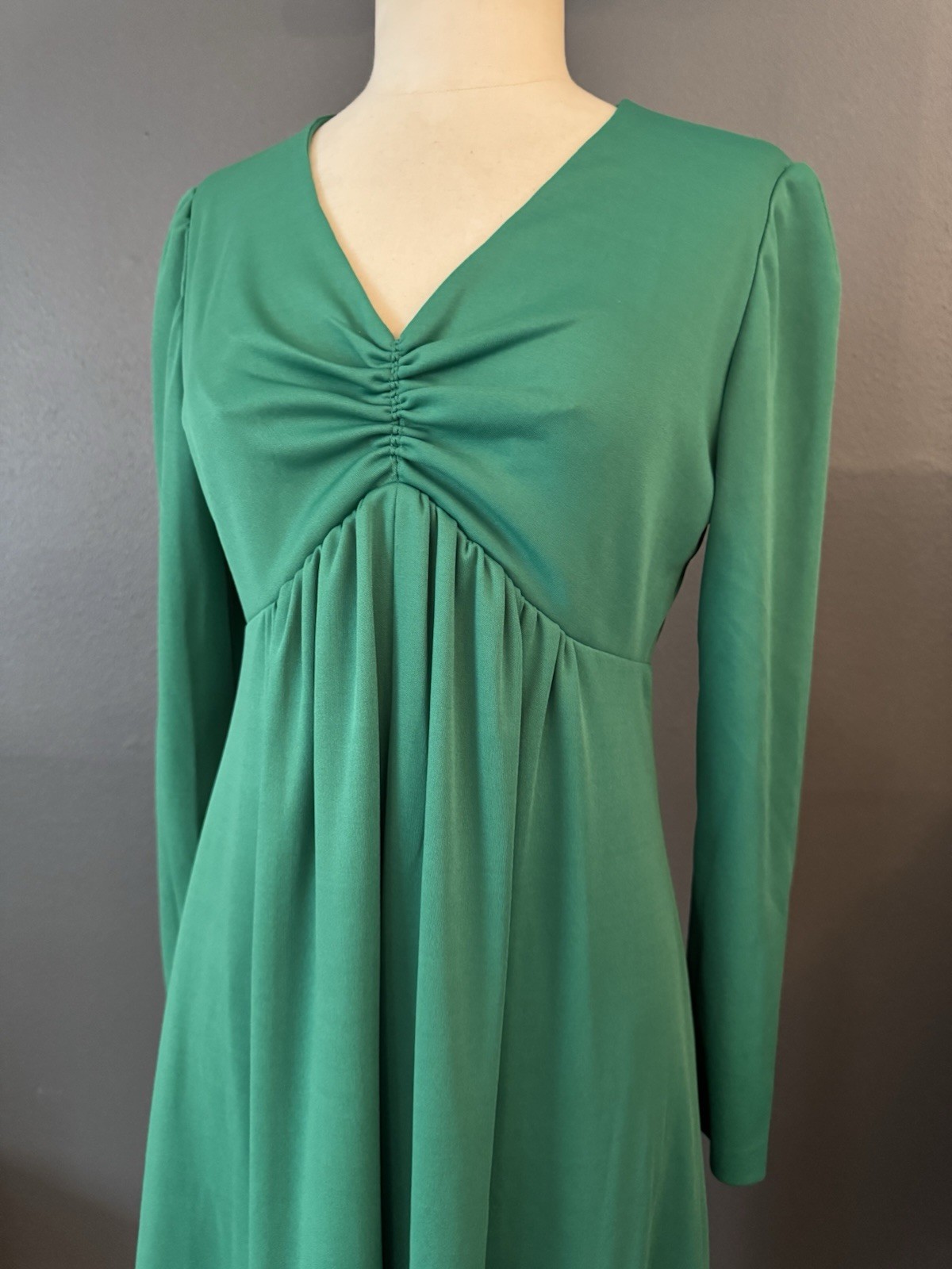 True Vintage 1970s Renaissance Style Maxi Dress